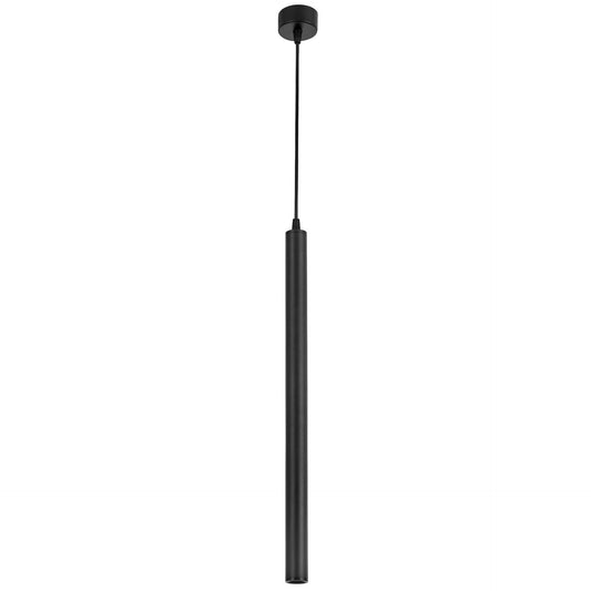 MODERN PENDANT LAMP BLACK TUBE SLIM W1 - LuminaLux