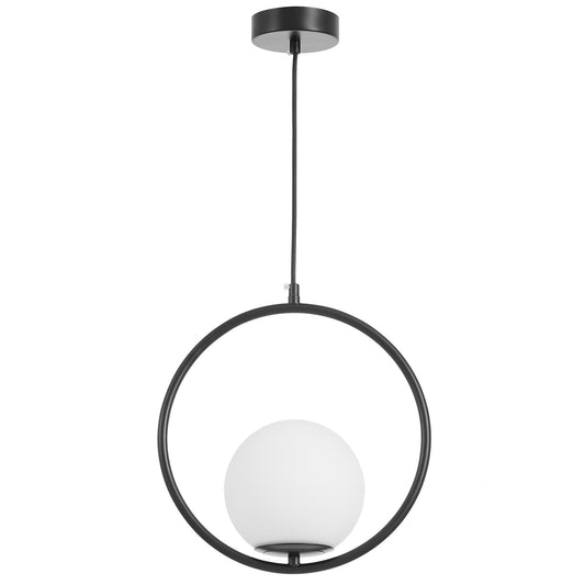 MODERN PENDANT LAMP BLACK VERO 1A - LuminaLux