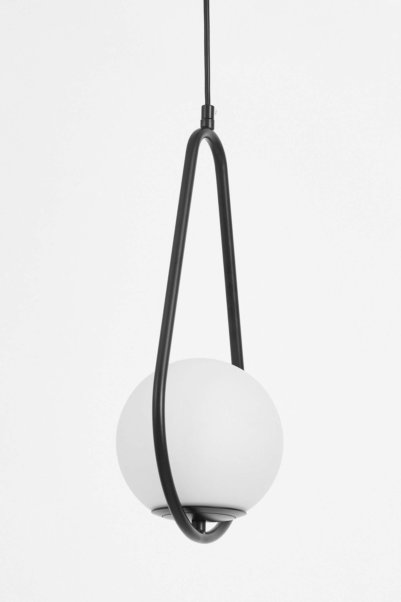 MODERN PENDANT LAMP BLACK VERO 1C - LuminaLux