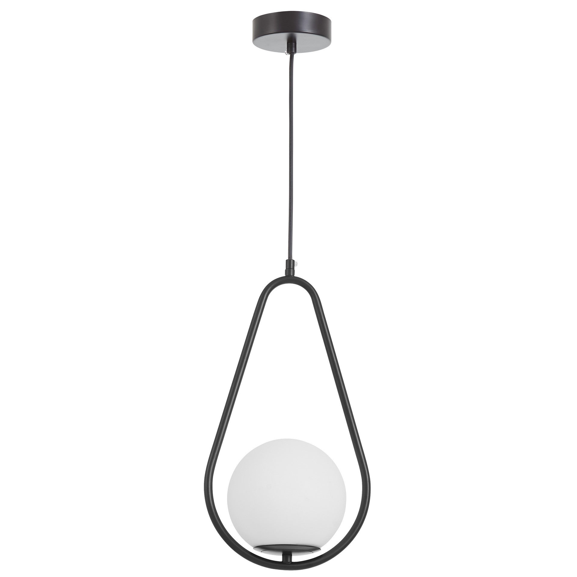 MODERN PENDANT LAMP BLACK VERO 1C - LuminaLux