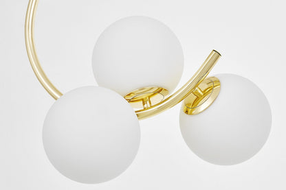 MODERN PENDANT LAMP CLASSIC GOLD BONIO W3 - LuminaLux