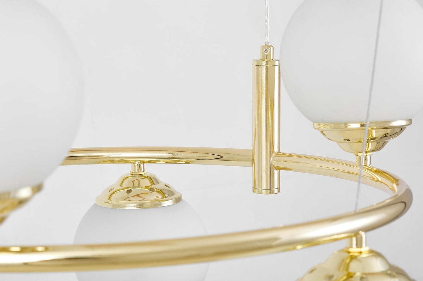 MODERN PENDANT LAMP CLASSIC GOLD FINO RING W6 - LuminaLux
