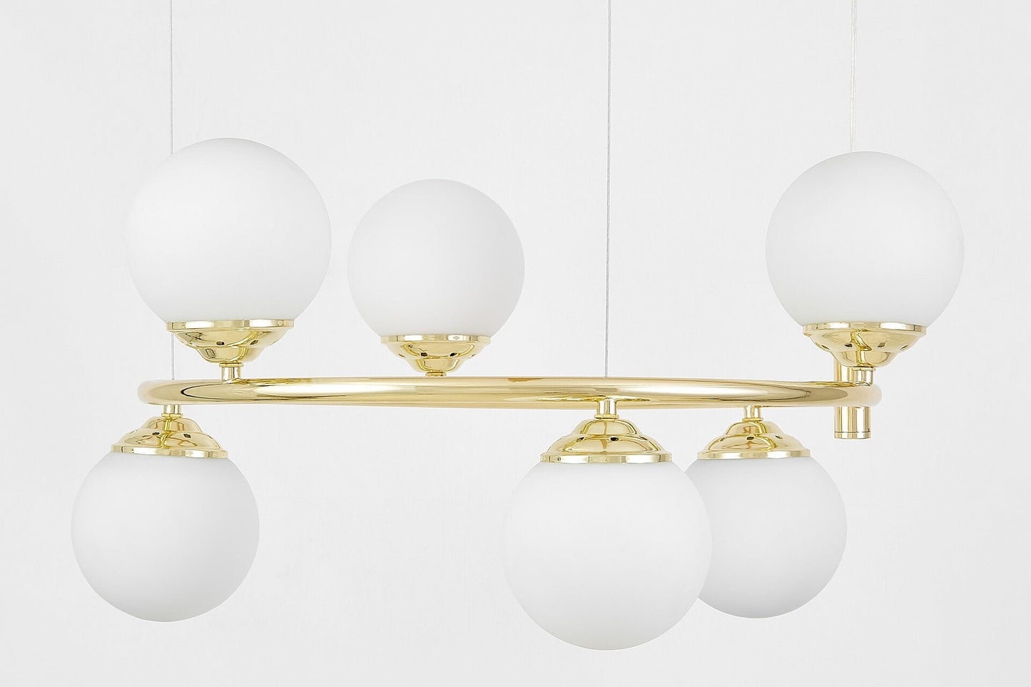 MODERN PENDANT LAMP CLASSIC GOLD FINO RING W6 - LuminaLux
