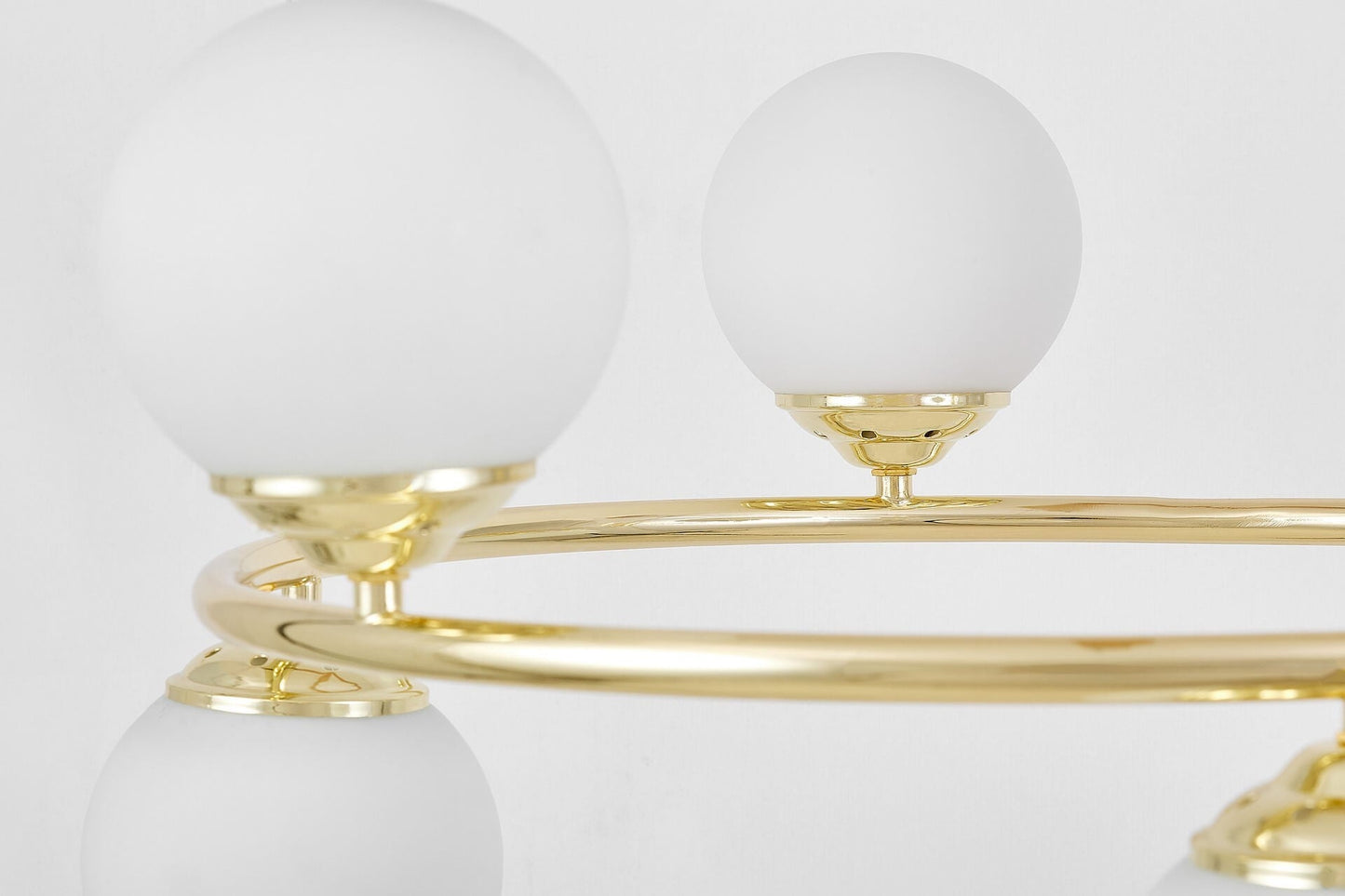 MODERN PENDANT LAMP CLASSIC GOLD FINO RING W6 - LuminaLux