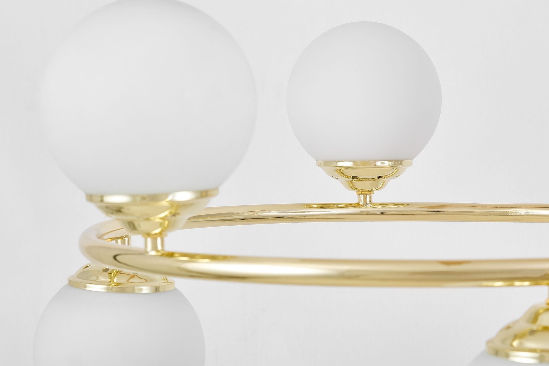 MODERN PENDANT LAMP CLASSIC GOLD FINO RING W6 - LuminaLux