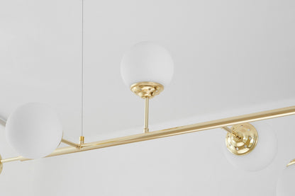 MODERN PENDANT LAMP CLASSIC GOLD FINO W6 - LuminaLux