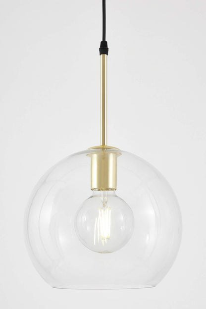 MODERN PENDANT LAMP CLASSIC GOLD HALO W1 - LuminaLux