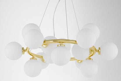 MODERN PENDANT LAMP CLASSIC GOLD MARSIAD W15 - LuminaLux