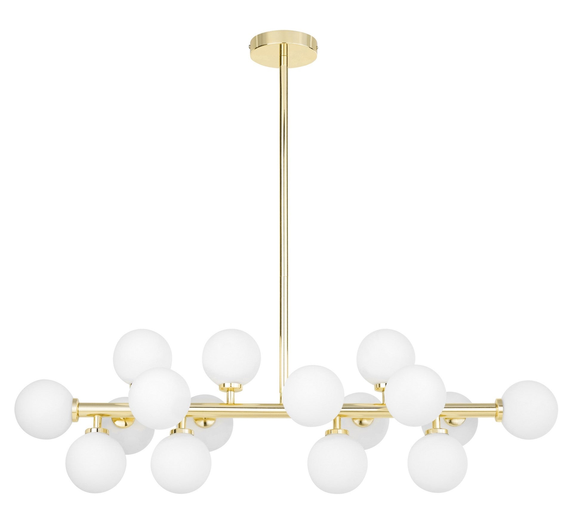 MODERN PENDANT LAMP CLASSIC GOLD PETRICA W16 - LuminaLux