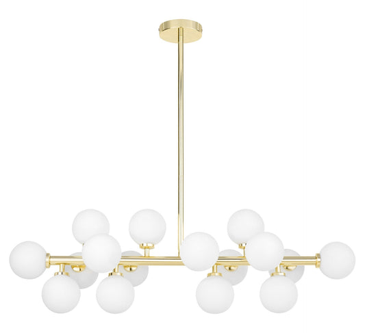MODERN PENDANT LAMP CLASSIC GOLD PETRICA W16 - LuminaLux