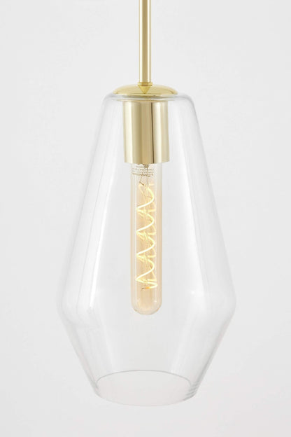 MODERN PENDANT LAMP CLASSIC GOLD SHARD W1 - LuminaLux