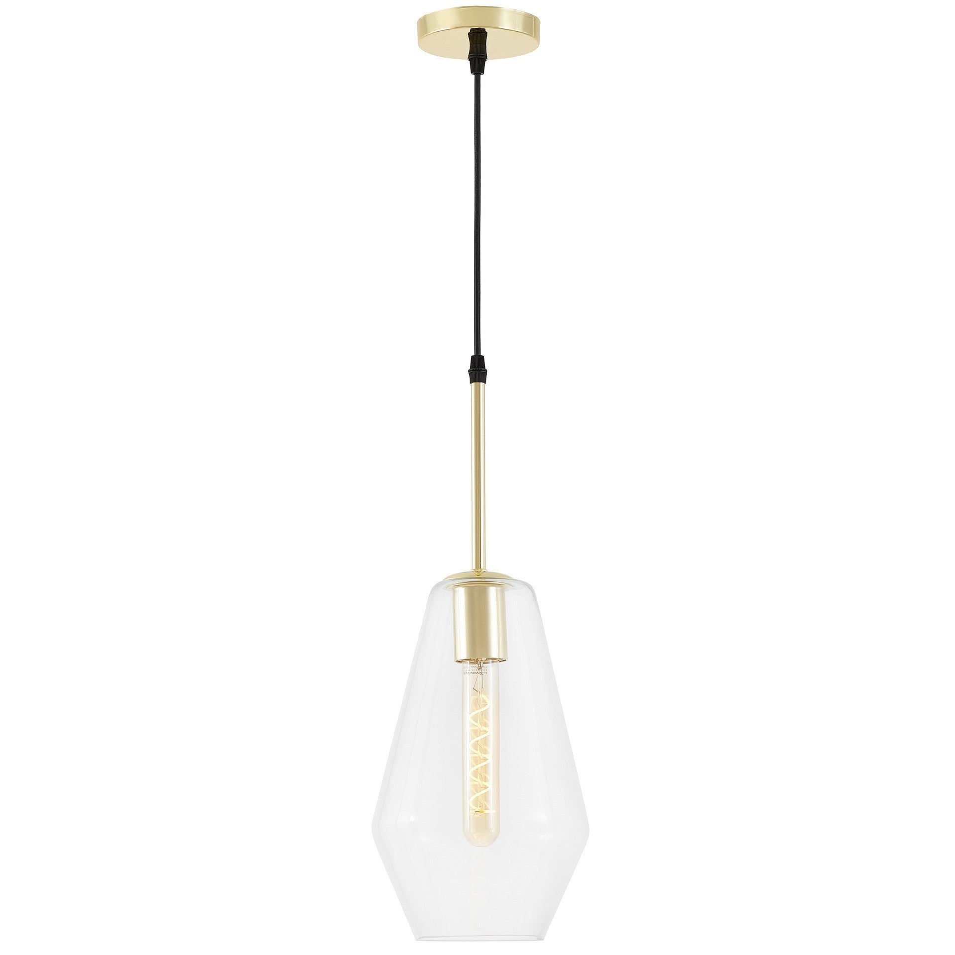 MODERN PENDANT LAMP CLASSIC GOLD SHARD W1 - LuminaLux