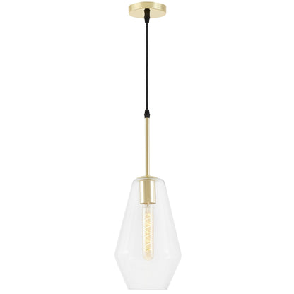 MODERN PENDANT LAMP CLASSIC GOLD SHARD W1 - LuminaLux