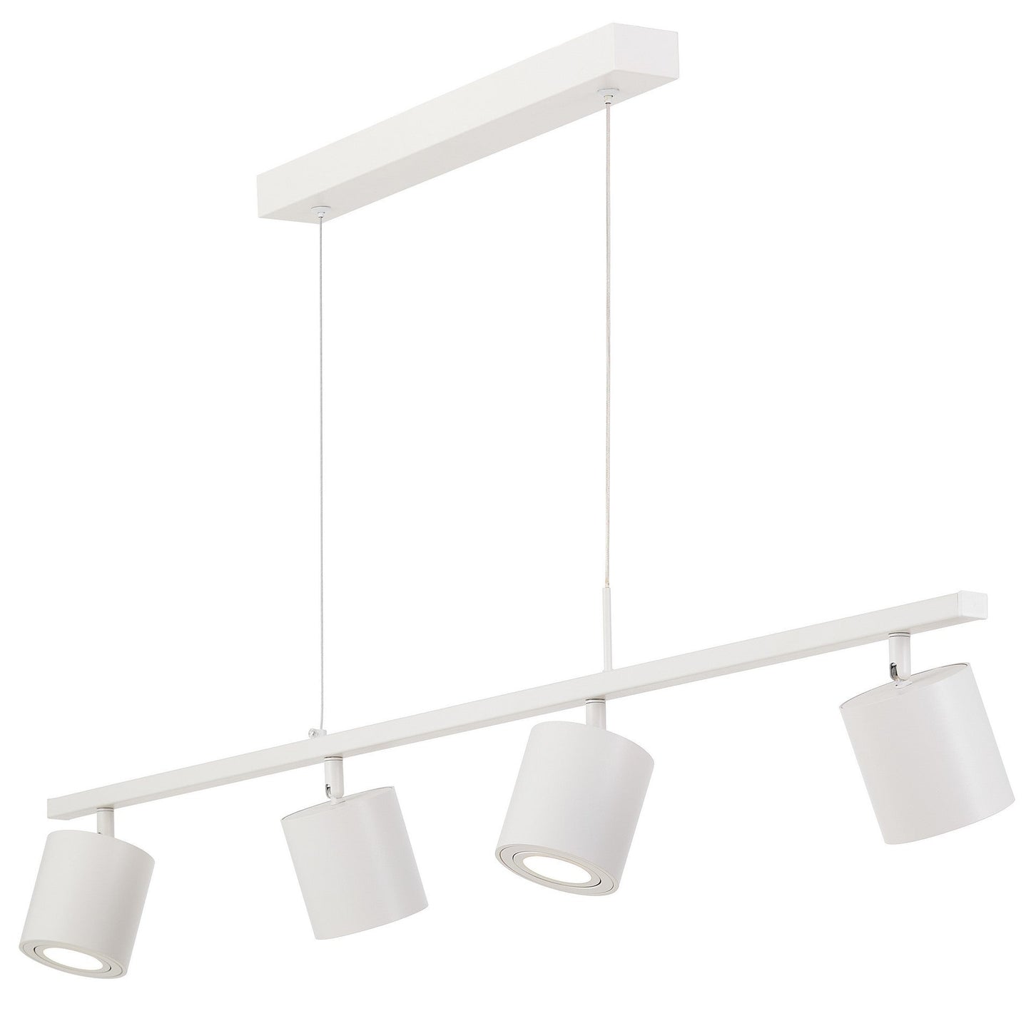 MODERN PENDANT LAMP WHITE BOLT W4 - LuminaLux