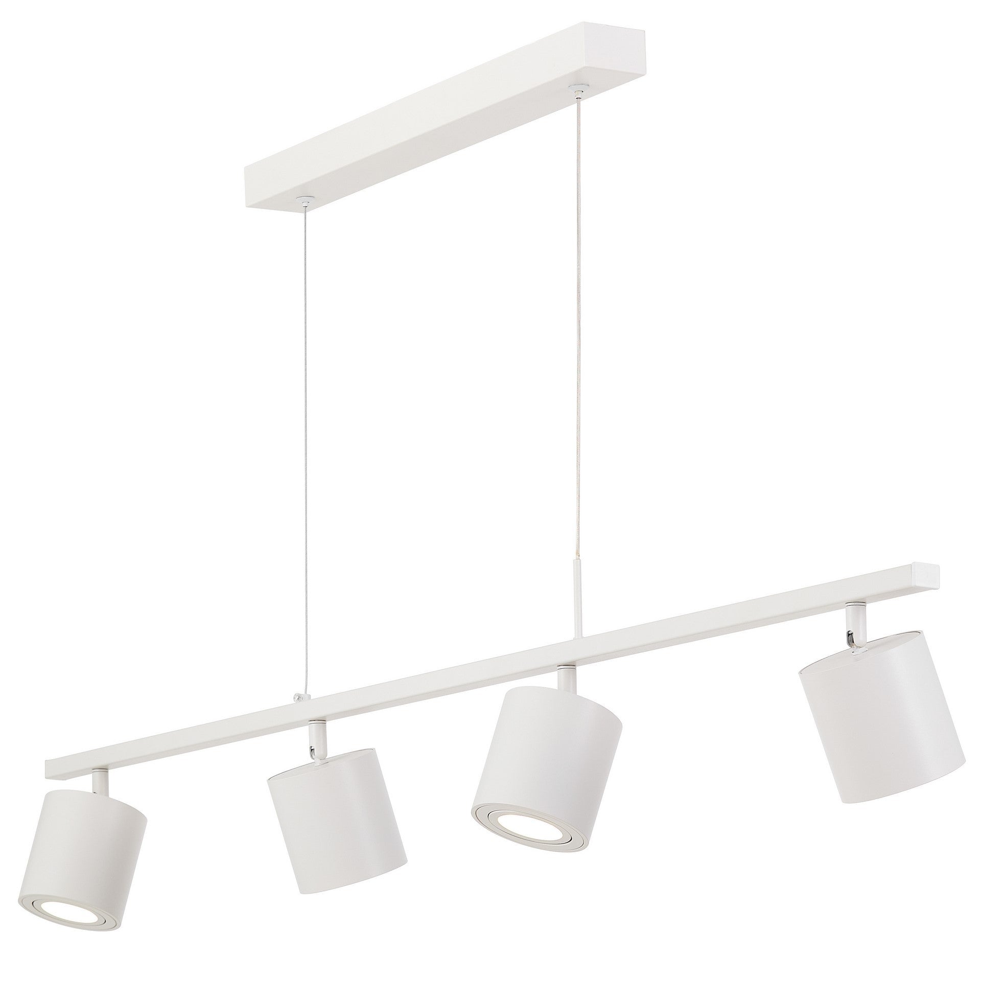 MODERN PENDANT LAMP WHITE BOLT W4 - LuminaLux