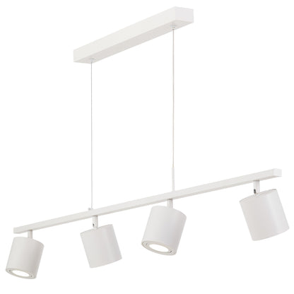 MODERN PENDANT LAMP WHITE BOLT W4 - LuminaLux