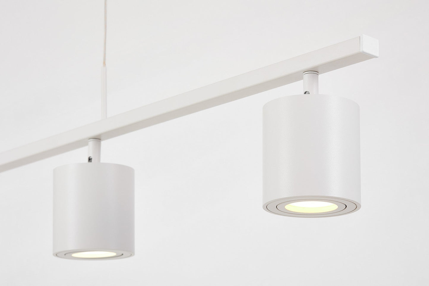 MODERN PENDANT LAMP WHITE BOLT W4 - LuminaLux