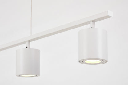 MODERN PENDANT LAMP WHITE BOLT W4 - LuminaLux
