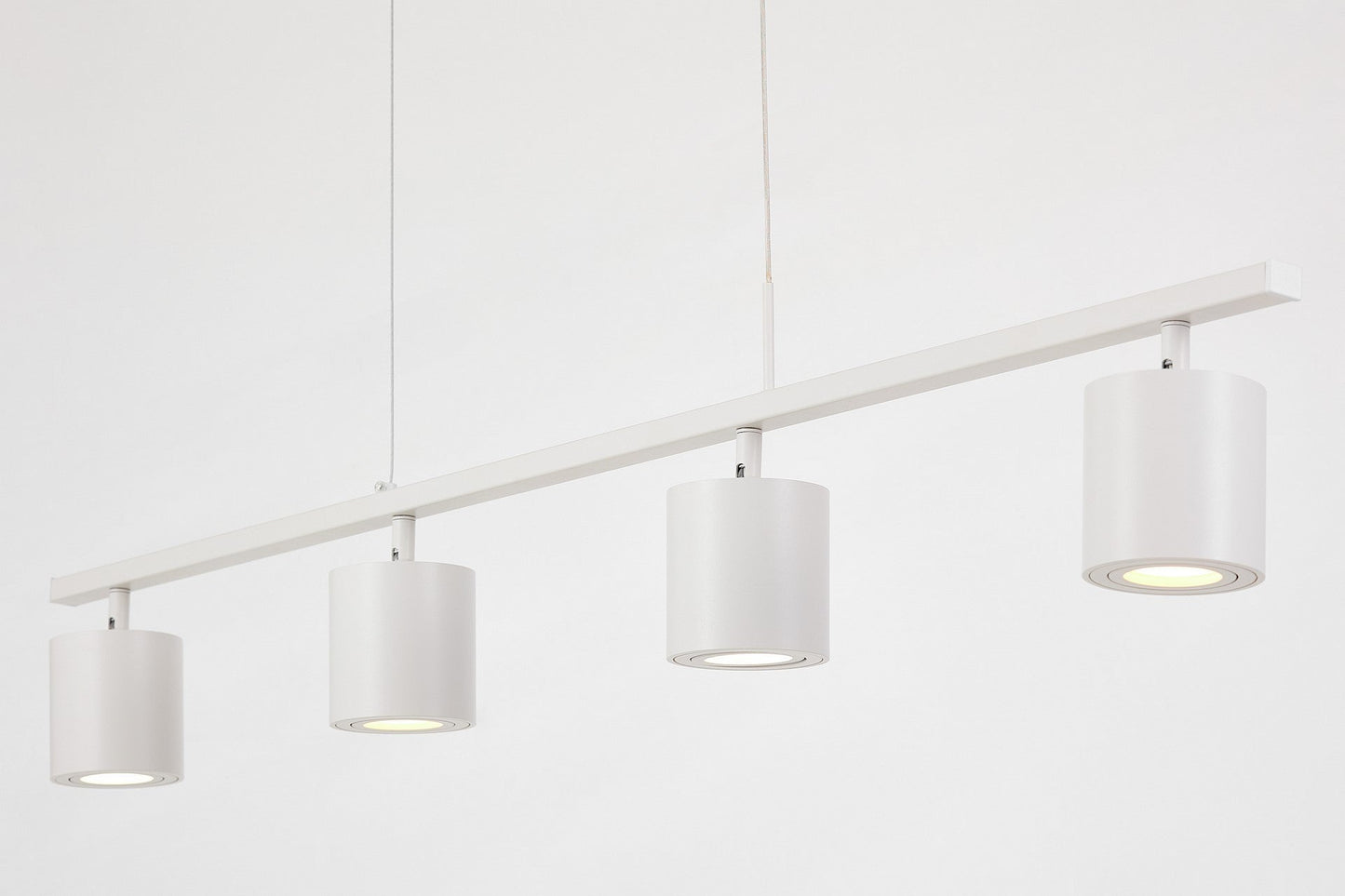 MODERN PENDANT LAMP WHITE BOLT W4 - LuminaLux