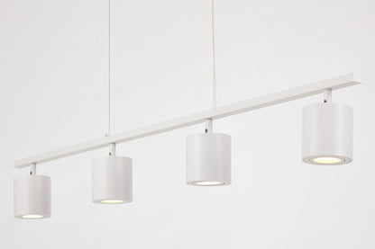 MODERN PENDANT LAMP WHITE BOLT W4 - LuminaLux