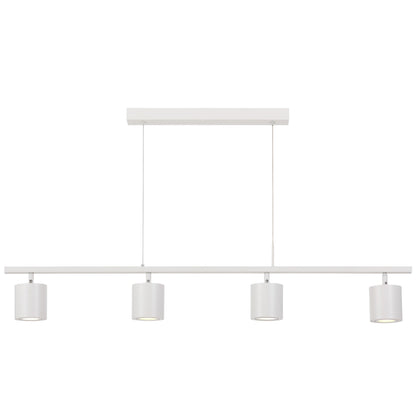MODERN PENDANT LAMP WHITE BOLT W4 - LuminaLux