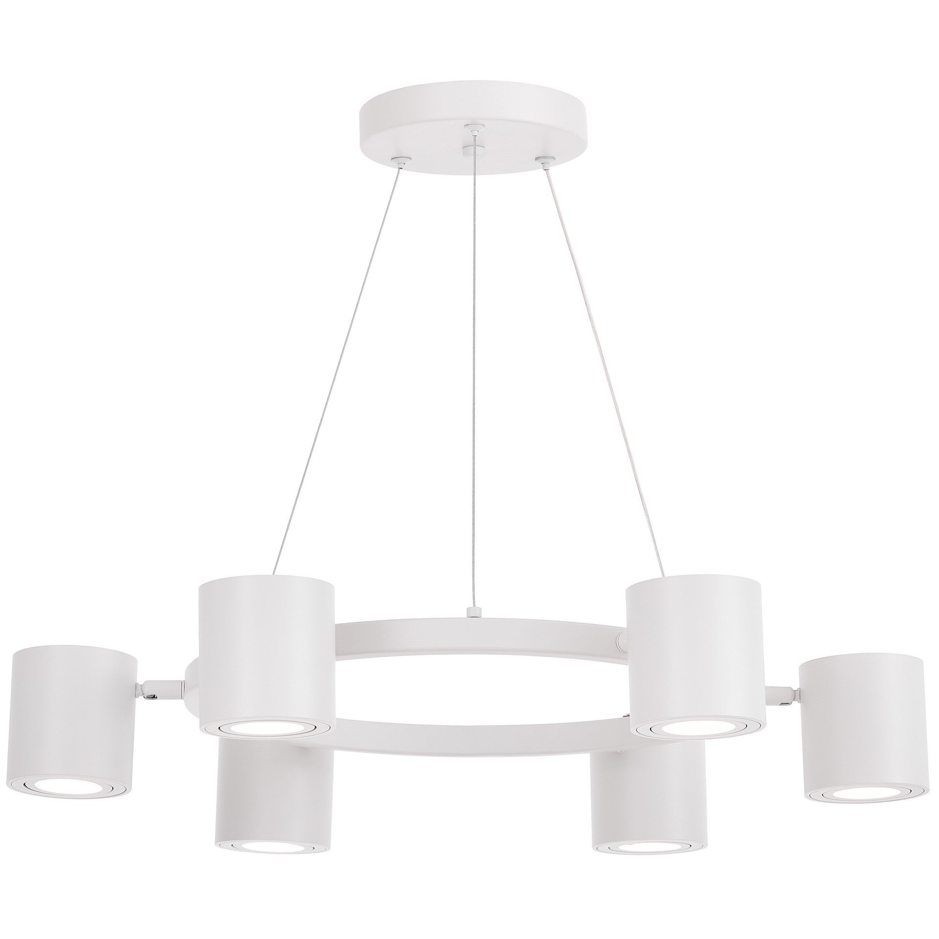MODERN PENDANT LAMP WHITE BOLT W6 - LuminaLux