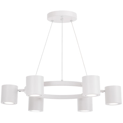 MODERN PENDANT LAMP WHITE BOLT W6 - LuminaLux
