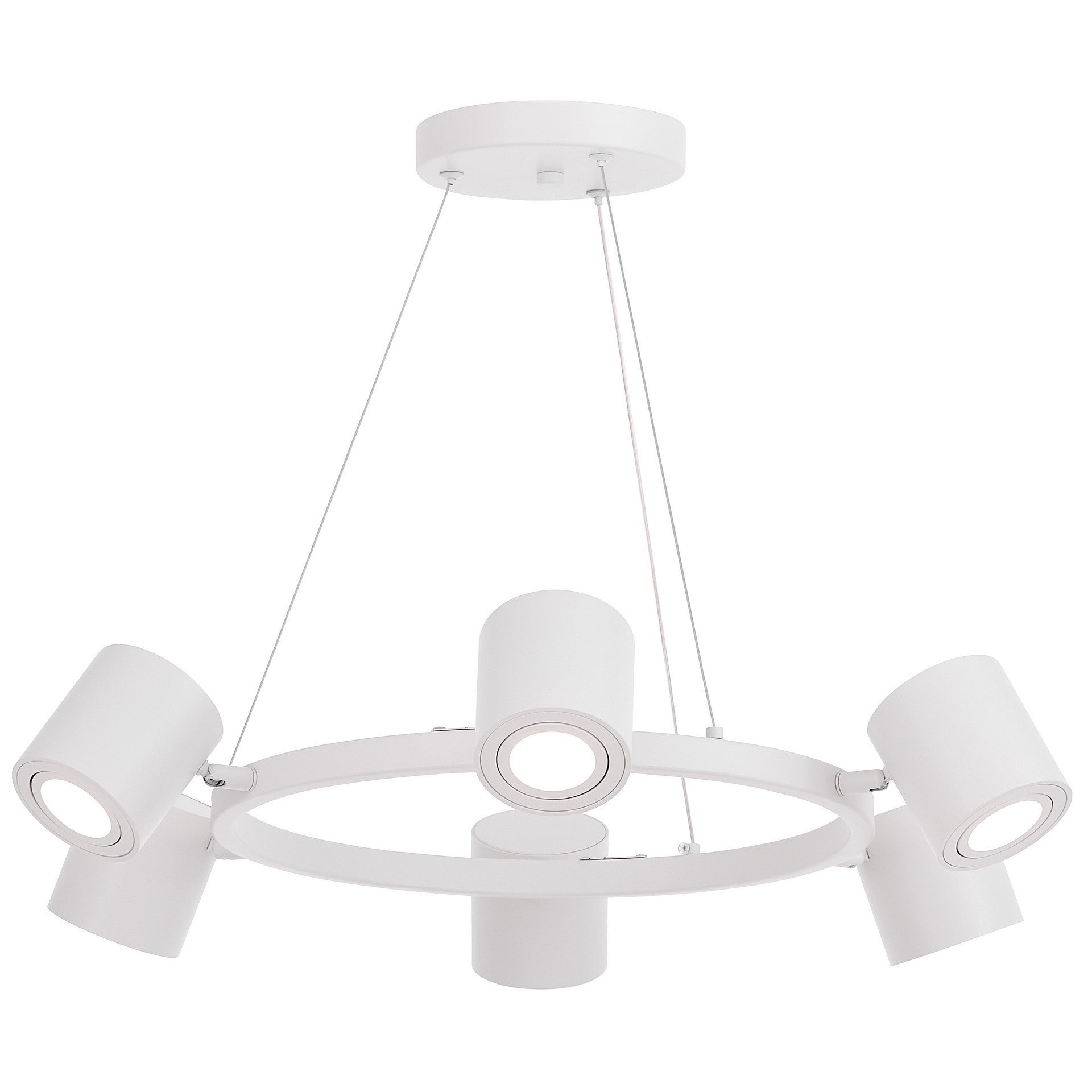 MODERN PENDANT LAMP WHITE BOLT W6 - LuminaLux