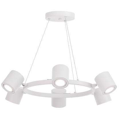 MODERN PENDANT LAMP WHITE BOLT W6 - LuminaLux