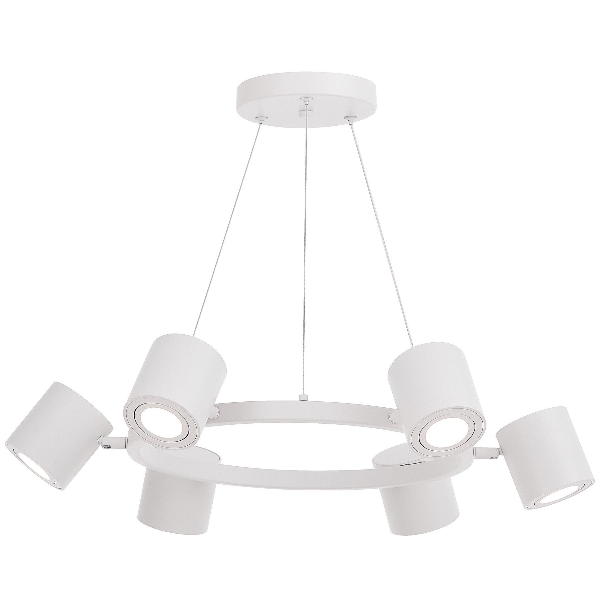 MODERN PENDANT LAMP WHITE BOLT W6 - LuminaLux