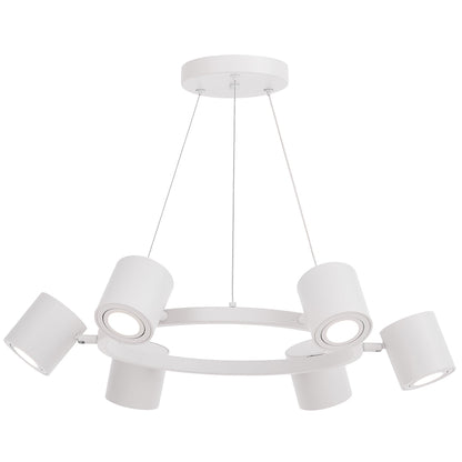 MODERN PENDANT LAMP WHITE BOLT W6 - LuminaLux