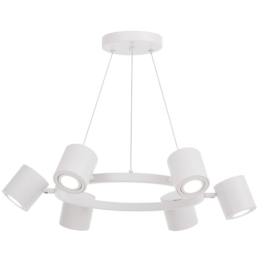 MODERN PENDANT LAMP WHITE BOLT W6 - LuminaLux