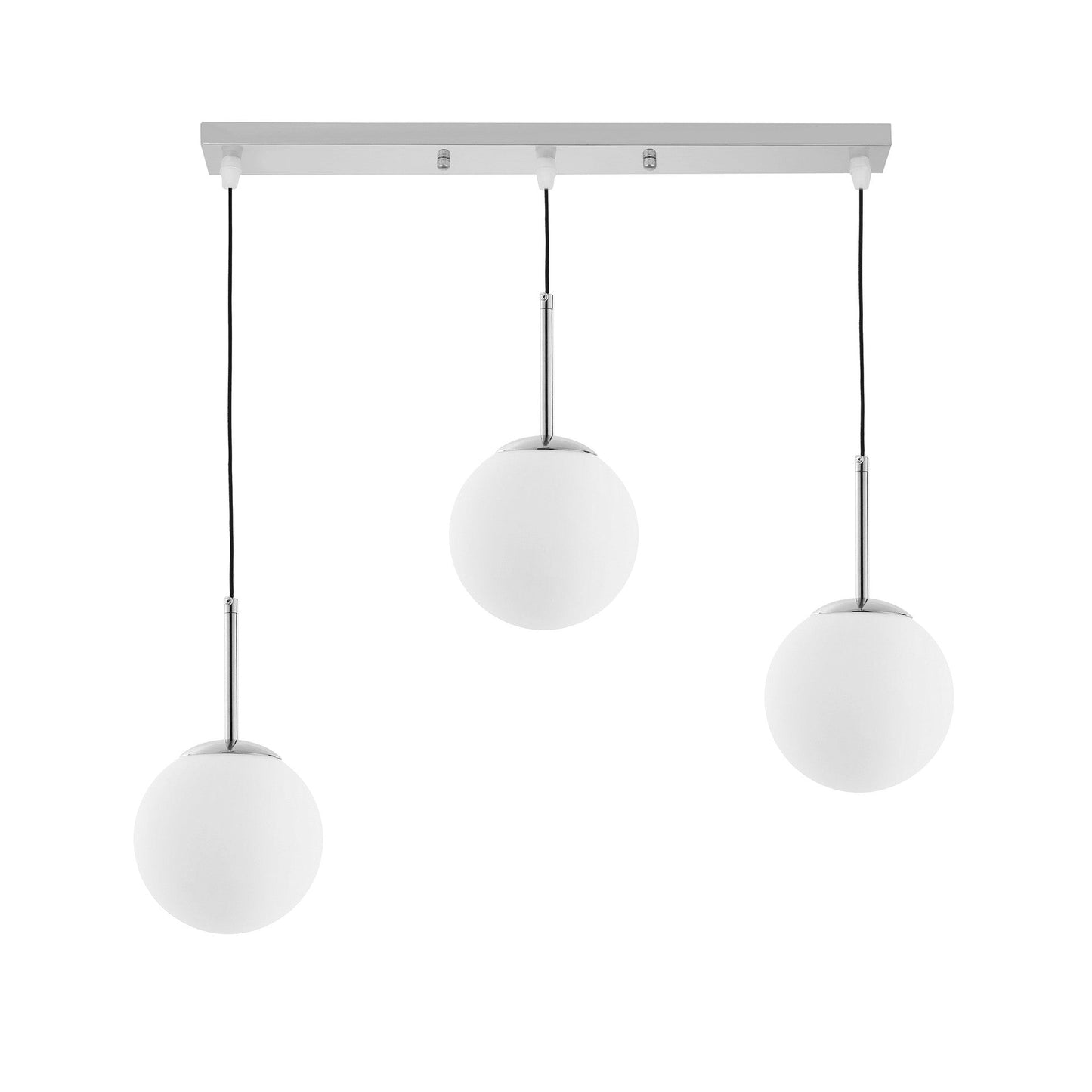 MODERN TRIPLE CHROME LAMP FREDICA W3 PROPRO - LuminaLux