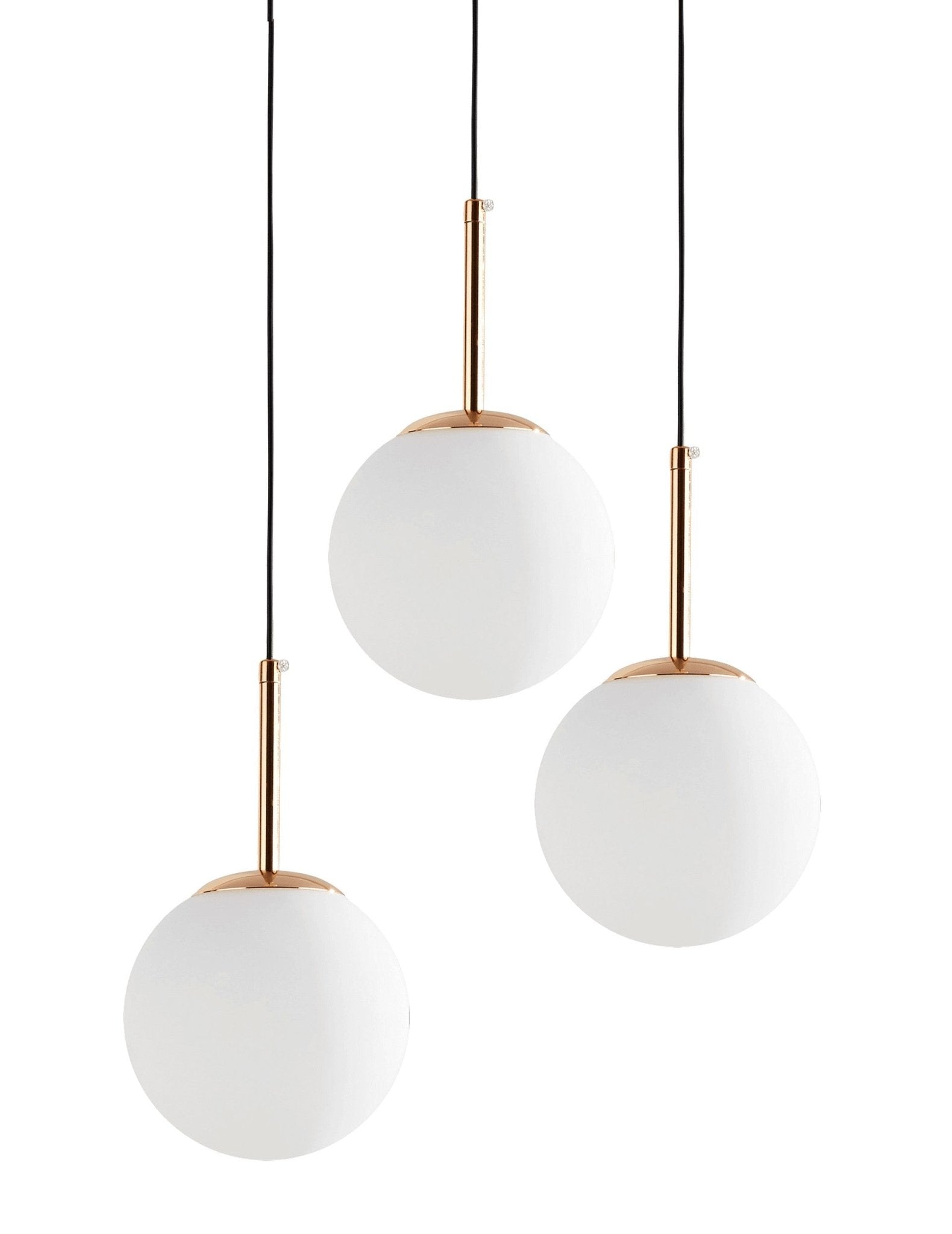 MODERN TRIPLE GOLD LAMP FREDICA W3 - LuminaLux