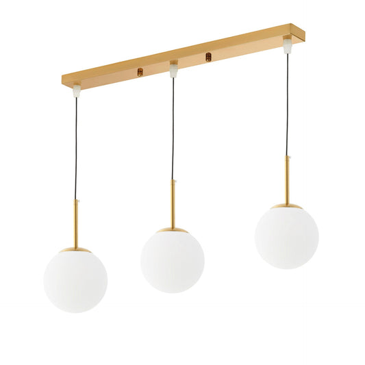 MODERN TRIPLE GOLD LAMP FREDICA W3 PRO - LuminaLux
