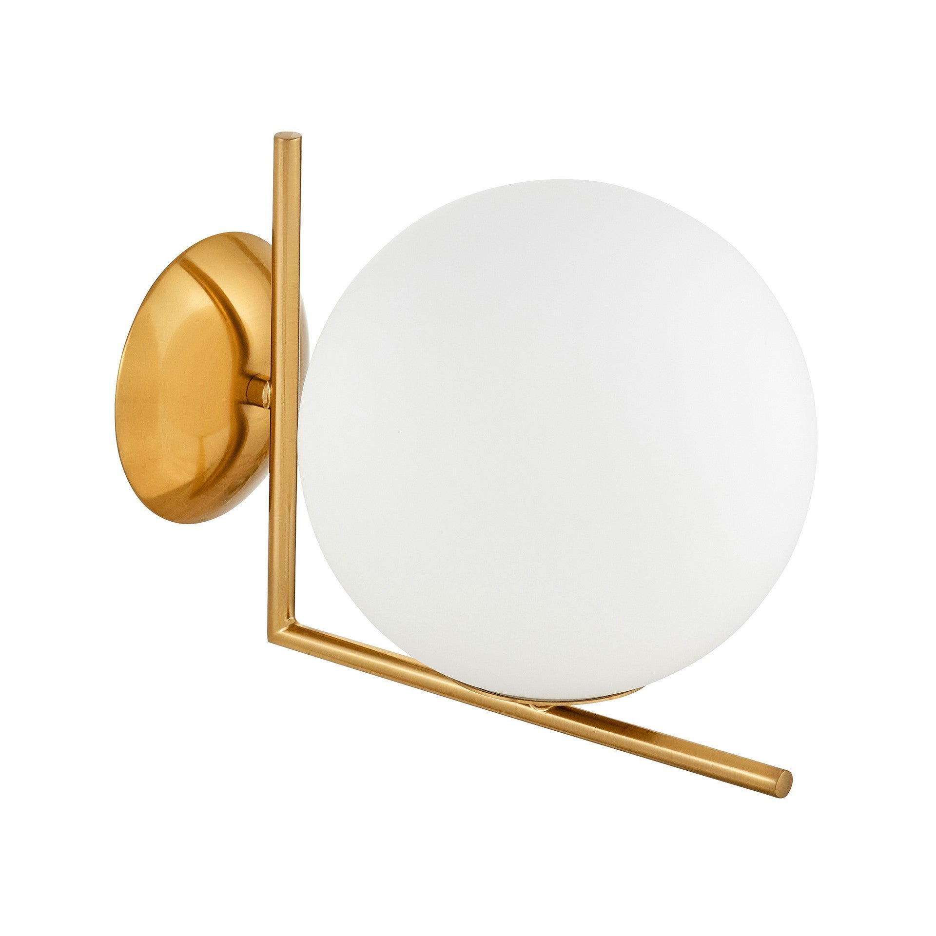 MODERN WALL LAMP SCONCE BRASS SORENTO D20 - LuminaLux