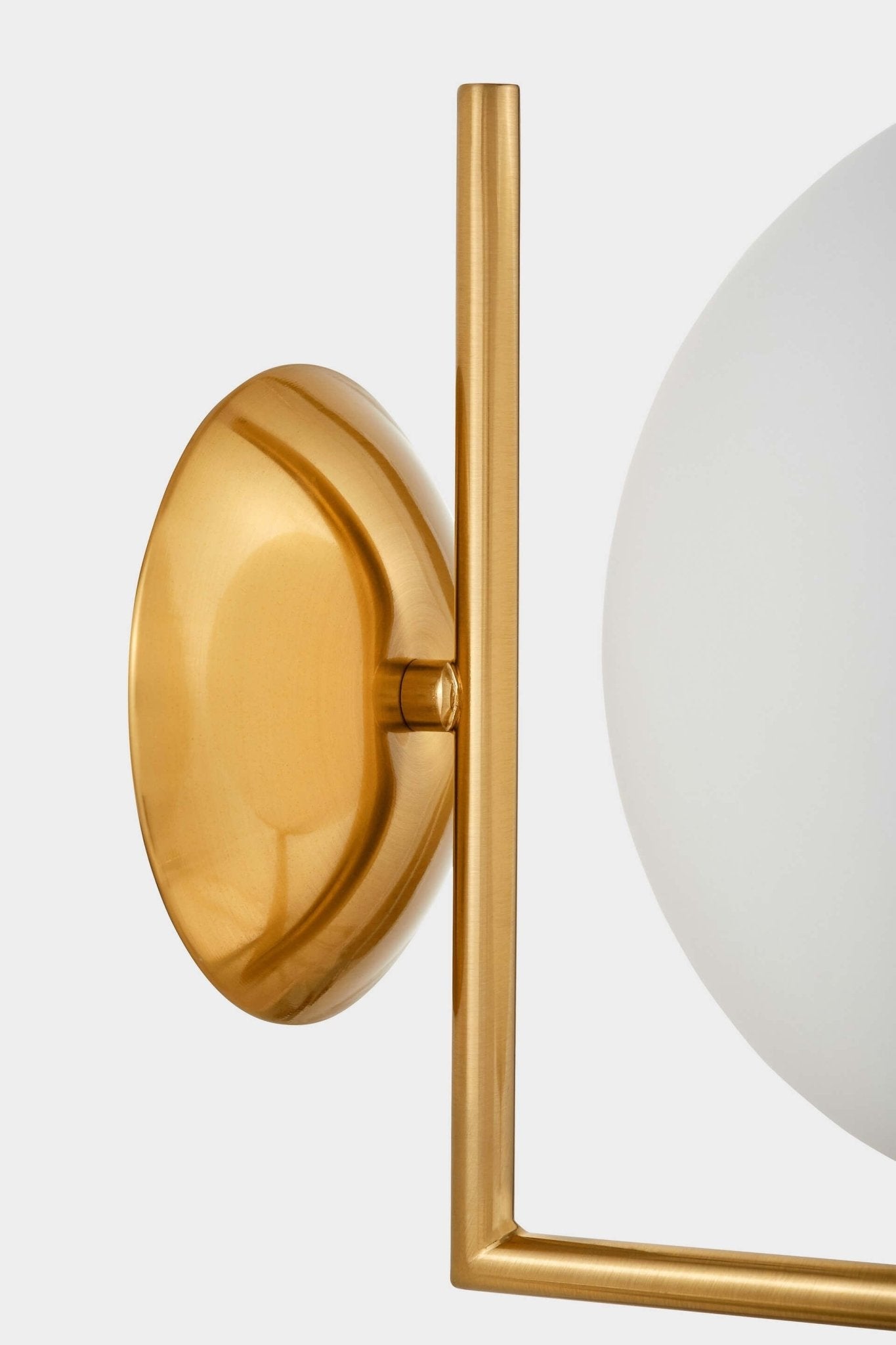 MODERN WALL LAMP SCONCE BRASS SORENTO D20 - LuminaLux