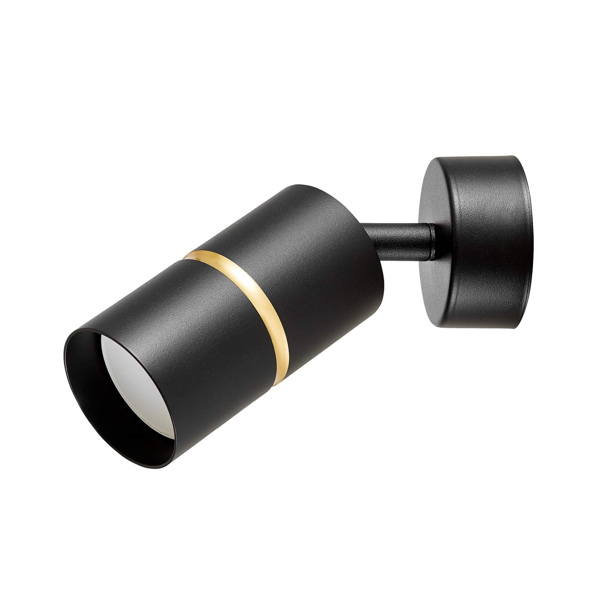 MODERN WALL LAMP WALL LAMP BLACK - GOLD ASTI W1 - LuminaLux