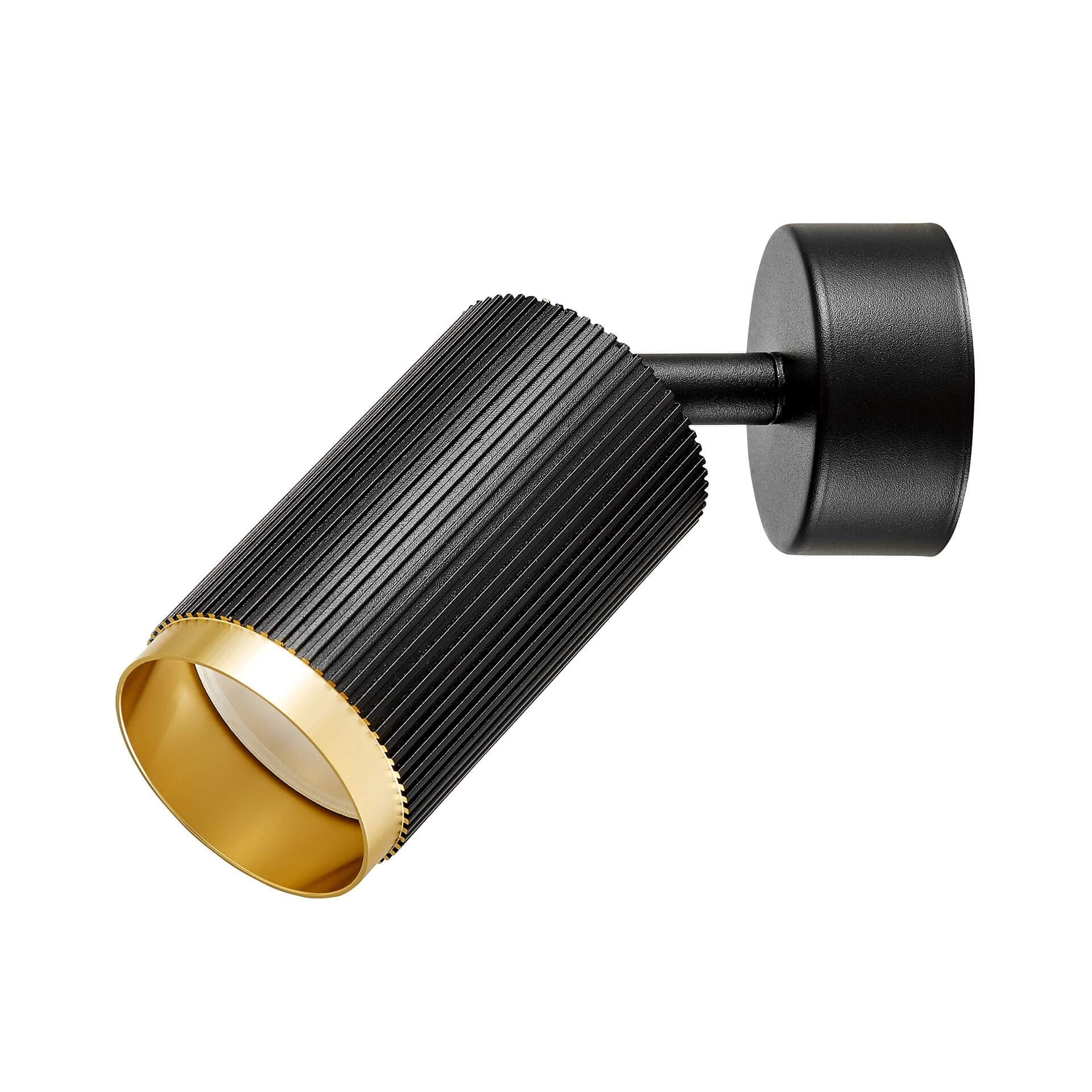 MODERN WALL LAMP WALL LAMP BLACK - GOLD RINA W1 - LuminaLux