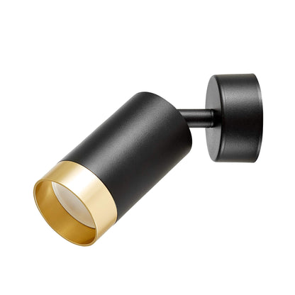 MODERN WALL LAMP WALL LAMP BLACK - GOLD VIVO W1 - LuminaLux