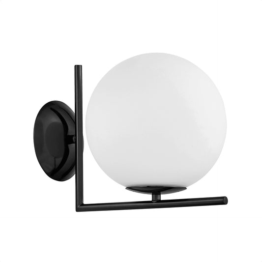 MODERN WALL LAMP WALL LAMP BLACK SORENTO D20 - LuminaLux