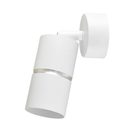 MODERN WALL LAMP WALL LAMP WHITE AND SILVER ASTI W1 - LuminaLux