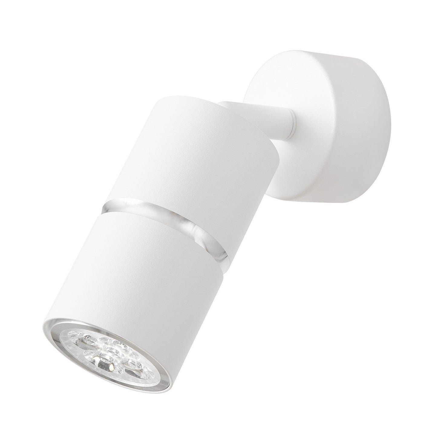 MODERN WALL LAMP WALL LAMP WHITE AND SILVER ASTI W1 - LuminaLux