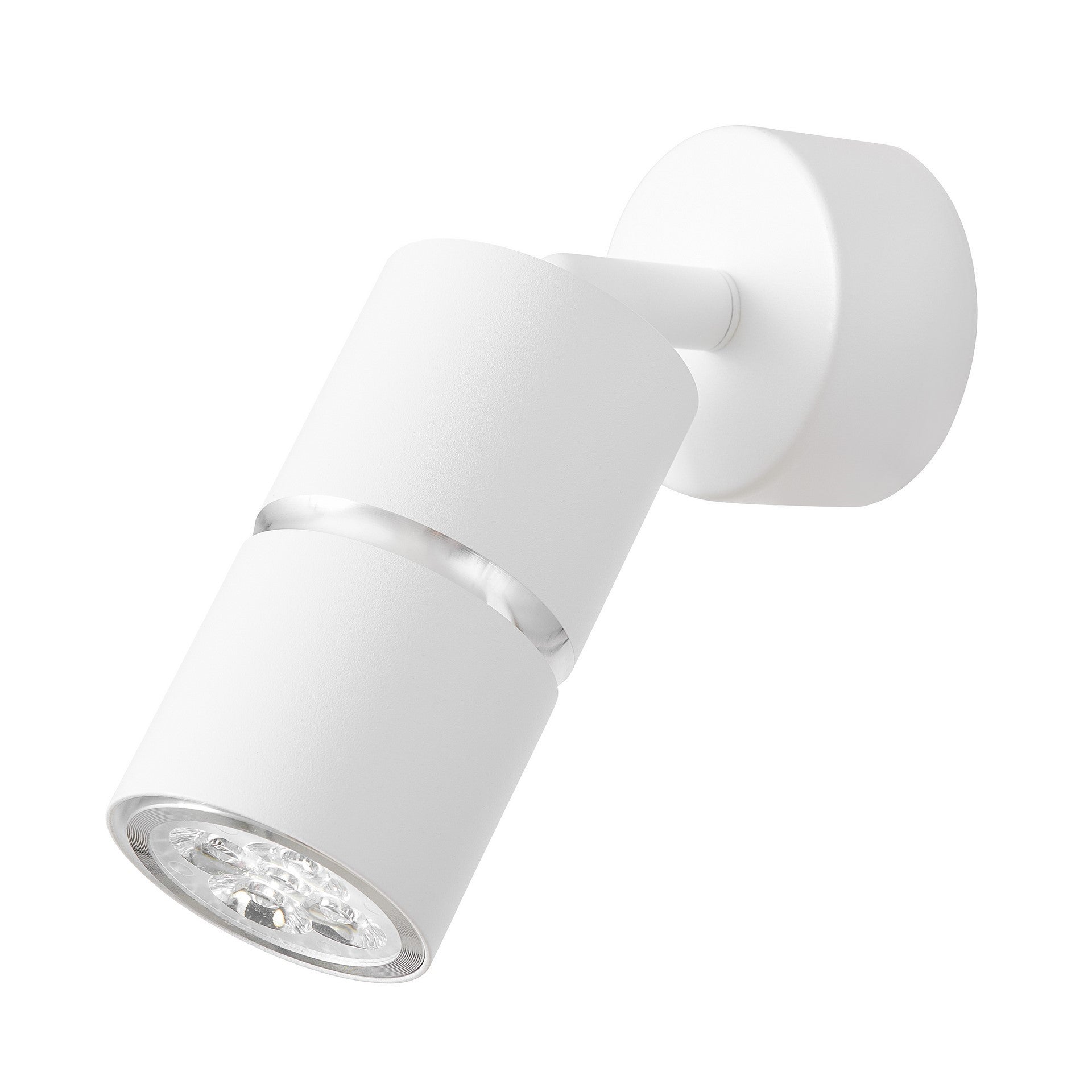 MODERN WALL LAMP WALL LAMP WHITE AND SILVER ASTI W1 - LuminaLux