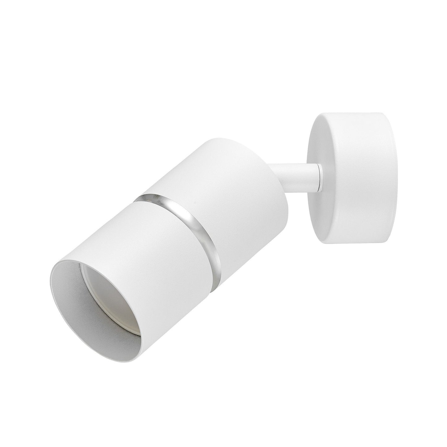 MODERN WALL LAMP WALL LAMP WHITE AND SILVER ASTI W1 - LuminaLux