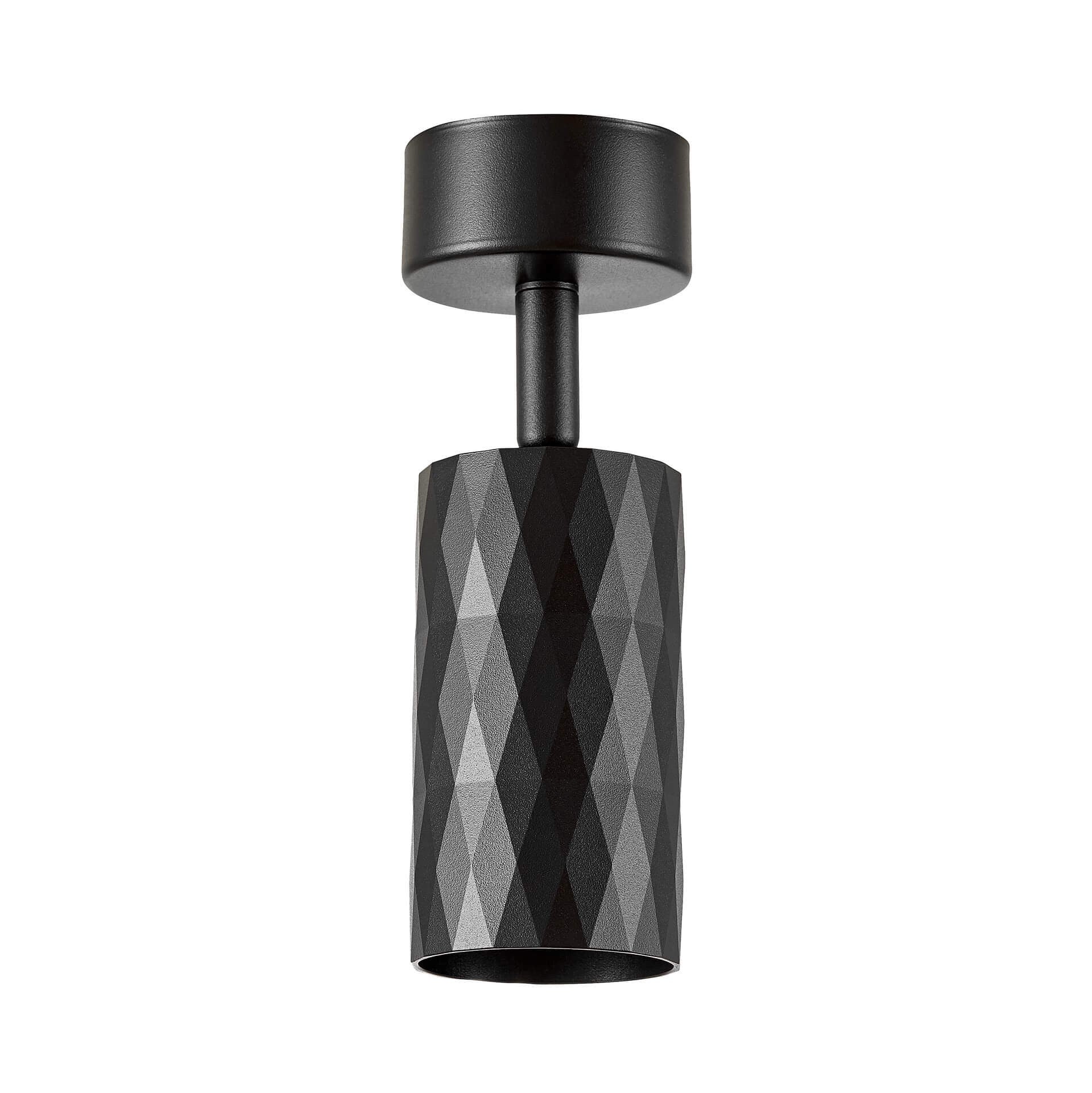 SPOT MODERN CEILING LAMP BLACK BOVA W1 - LuminaLux