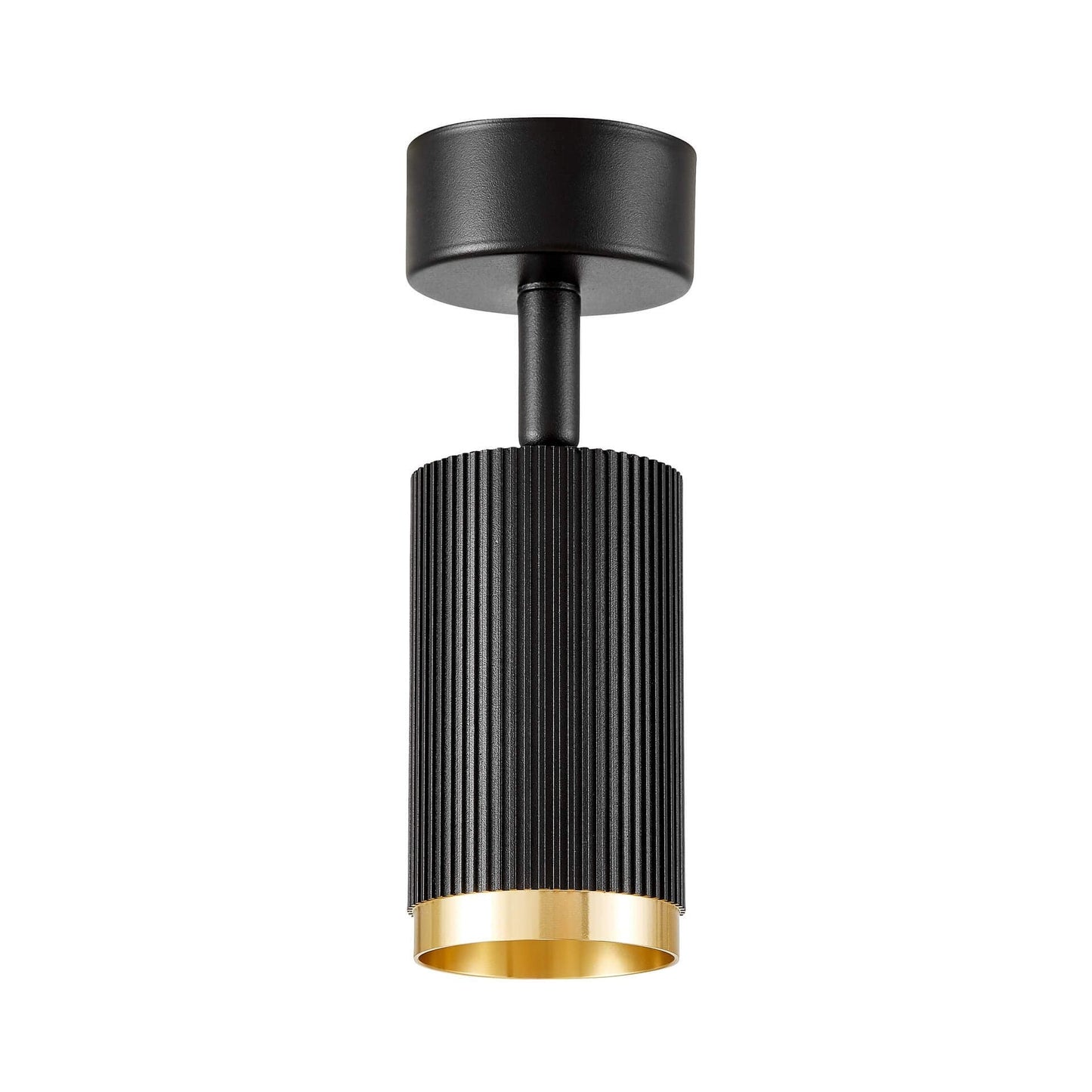 SPOT MODERN CEILING LAMP BLACK - GOLD RINA W1 - LuminaLux