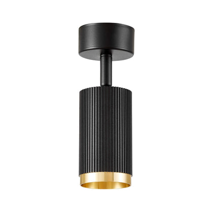 SPOT MODERN CEILING LAMP BLACK - GOLD RINA W1 - LuminaLux