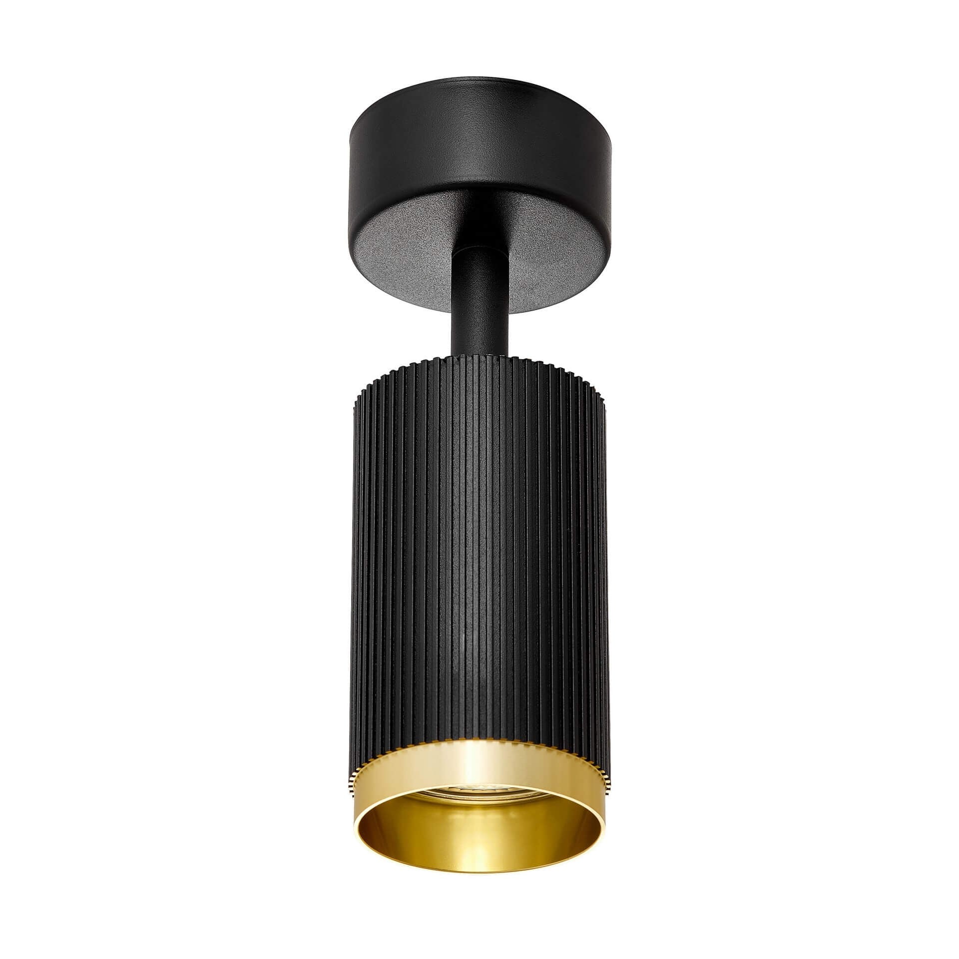 SPOT MODERN CEILING LAMP BLACK - GOLD RINA W1 - LuminaLux