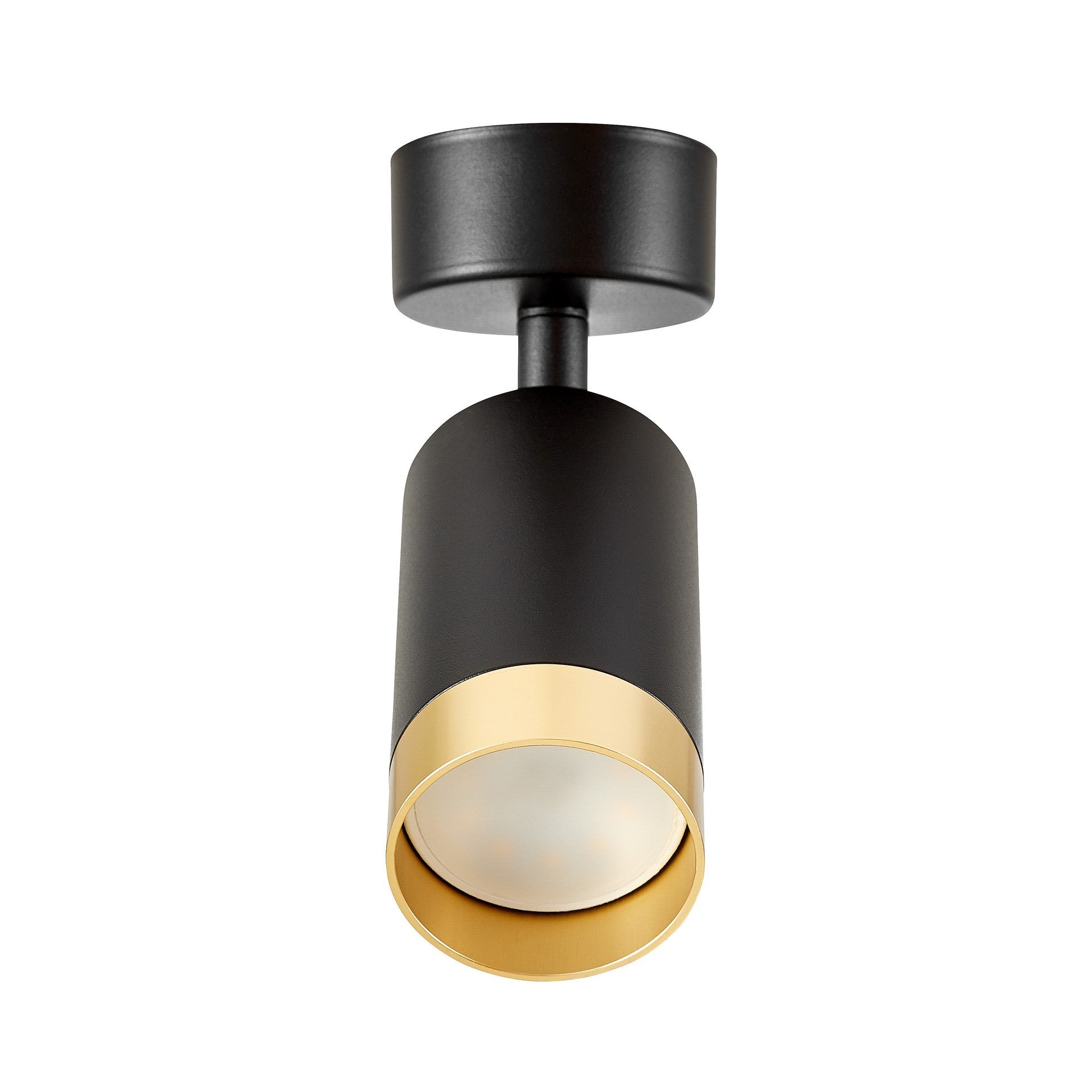 SPOT MODERN CEILING LAMP BLACK - GOLD VIVO W1 - LuminaLux
